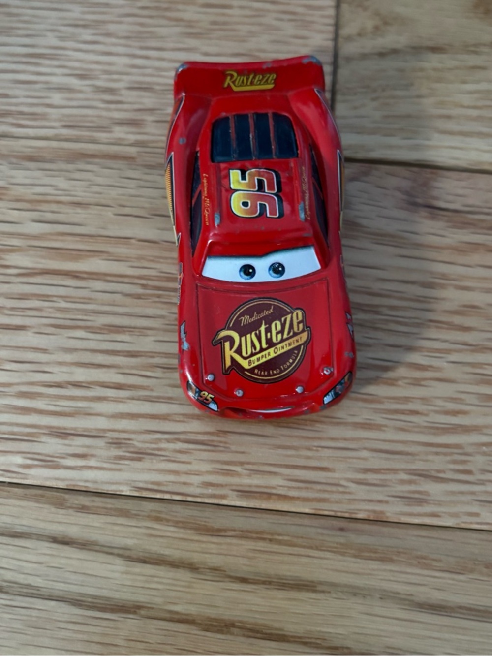 Disney Lightning McQueen Red Racing Car Toy with Rust-eze Graphics